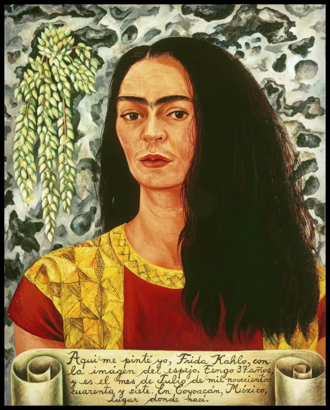 Self-Portrait with Loose Hair (Autorretrato con Pelo Suelto)