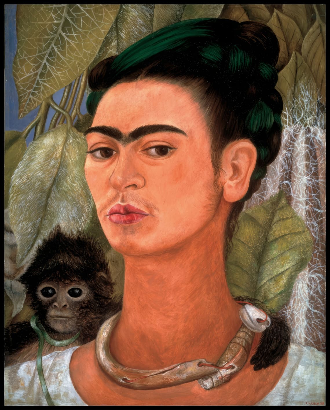 Autoportrait avec singe