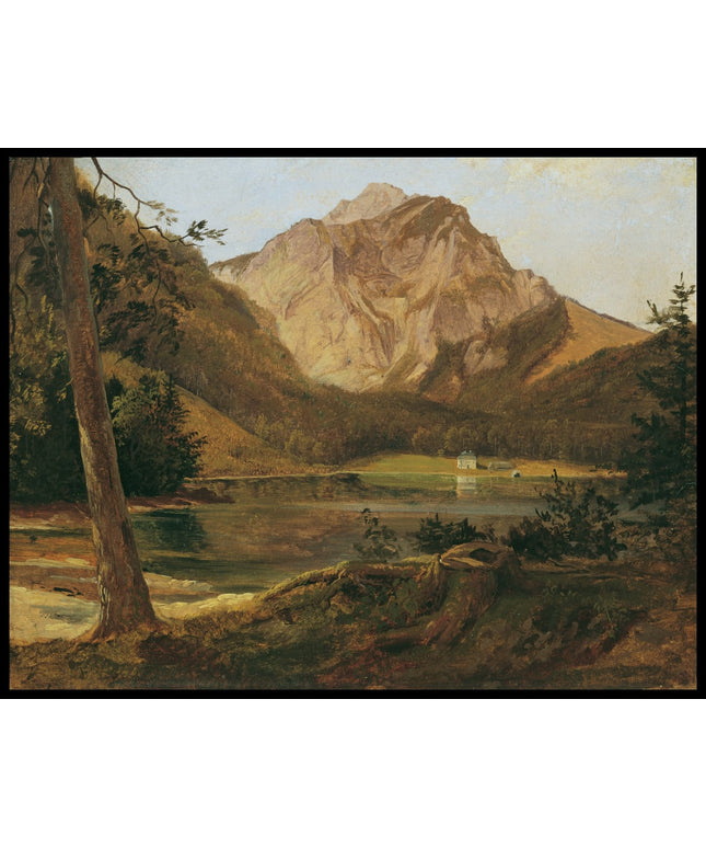 Der vordere Langbathsee mit dem Höllengebirge