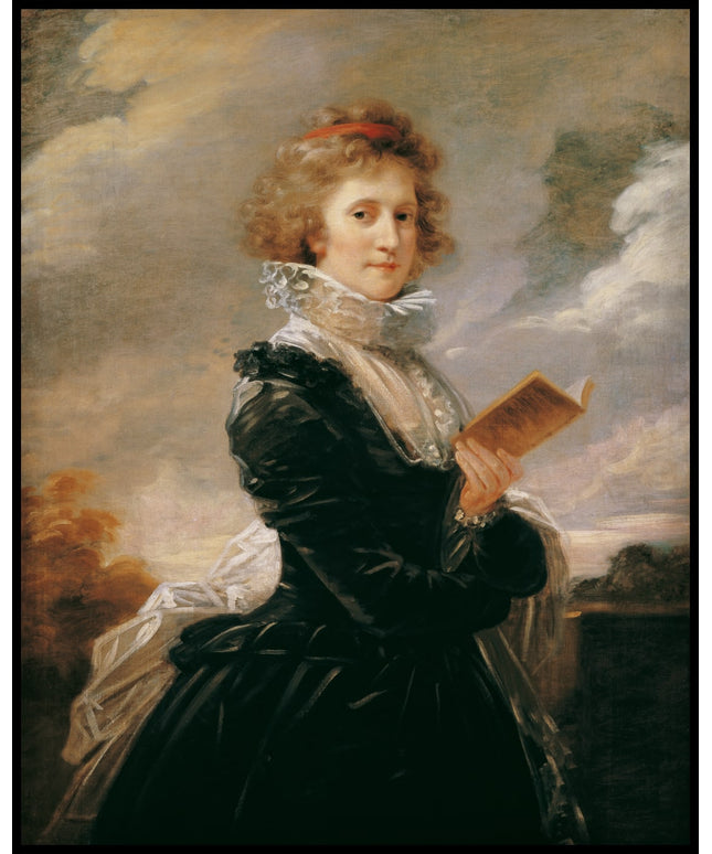 Die Schauspielerin Josefa Hortensia Füger, die Frau des Künstlers