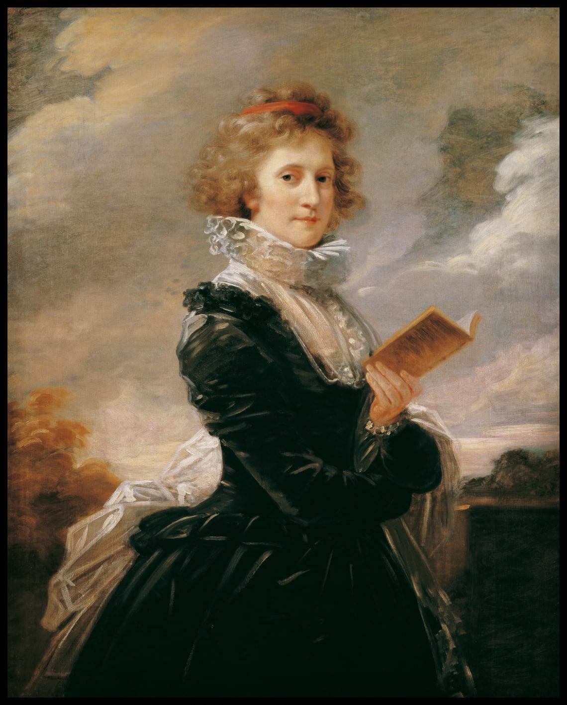 The actress Josefa Hortensia Füger, the wife of the artist