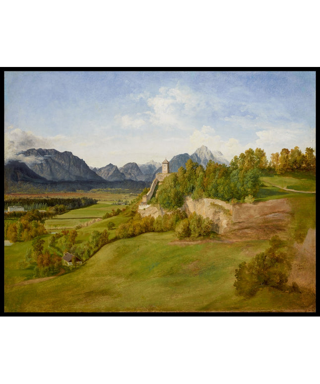 Der Mönchsberg in Salzburg mit dem Josefsturm