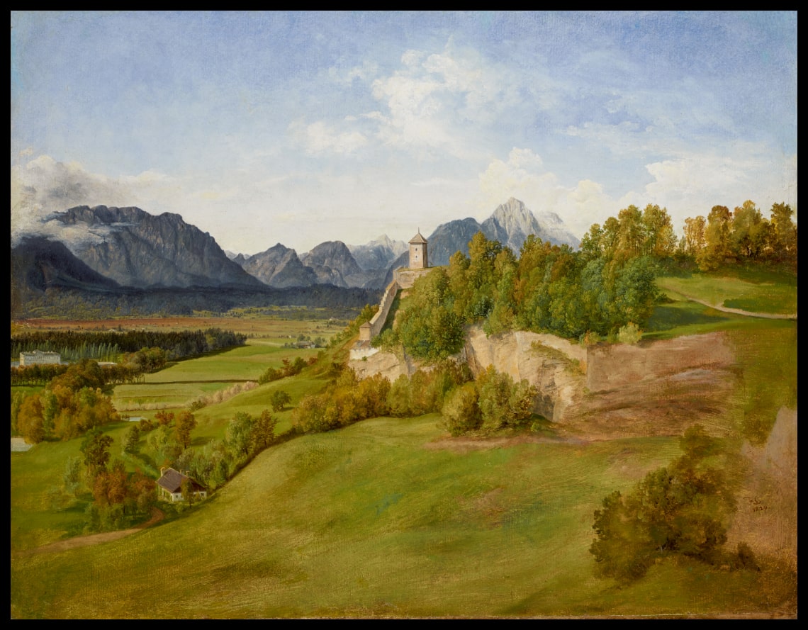 Der Mönchsberg in Salzburg mit dem Josefsturm