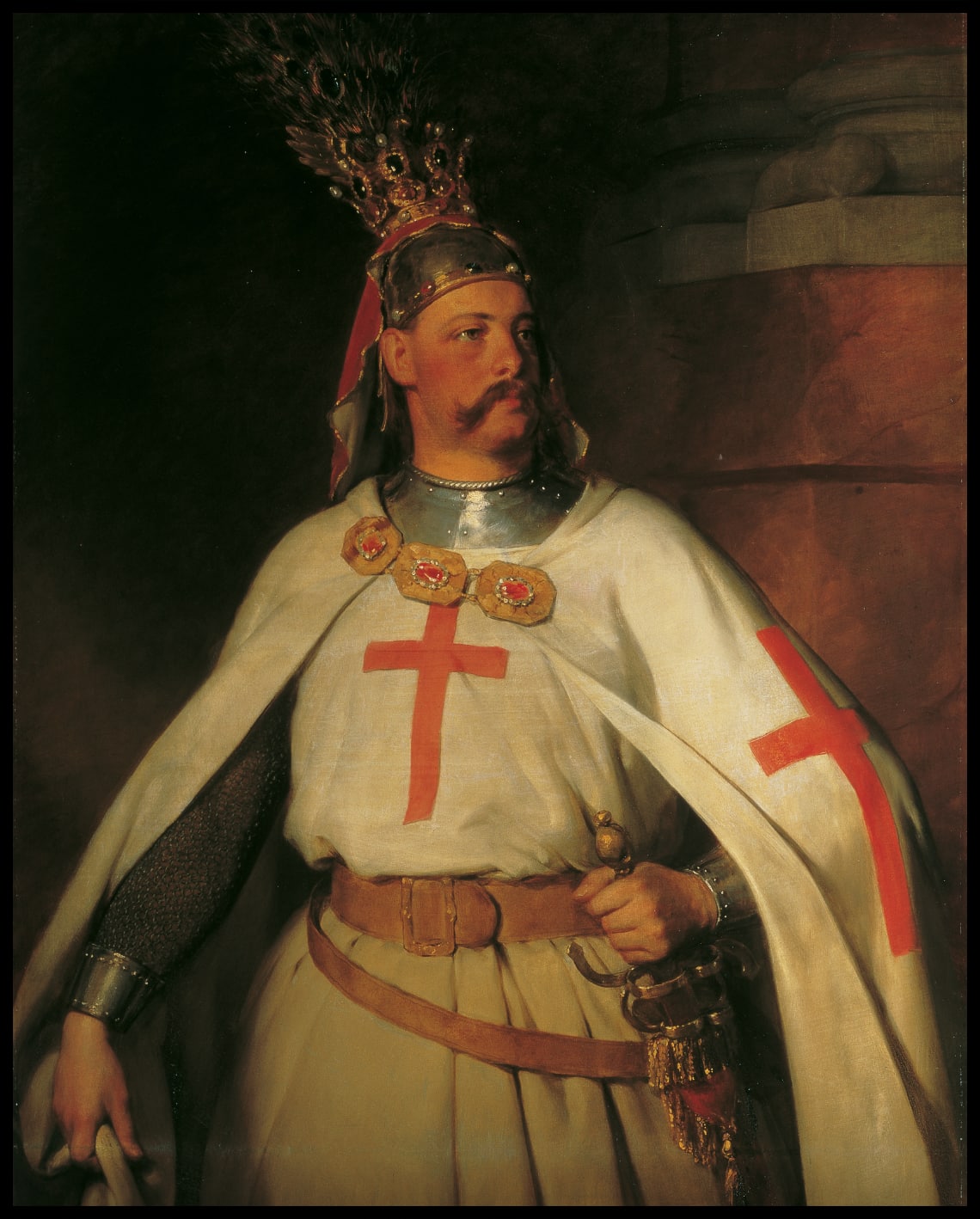 Archduke Leopold of Austria as a crusader