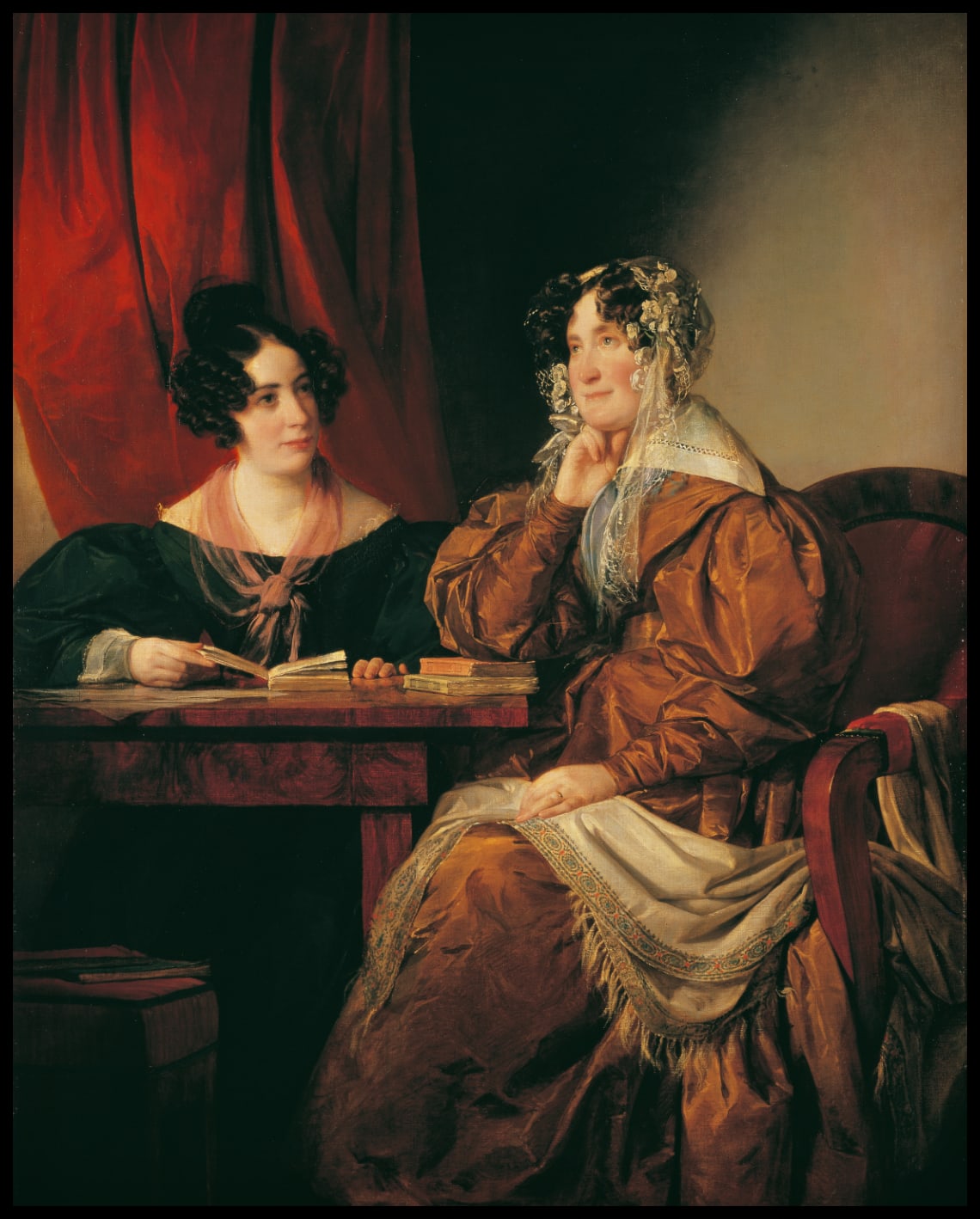 Henriette Baroness Pereira Arnstein with her daughter Flora