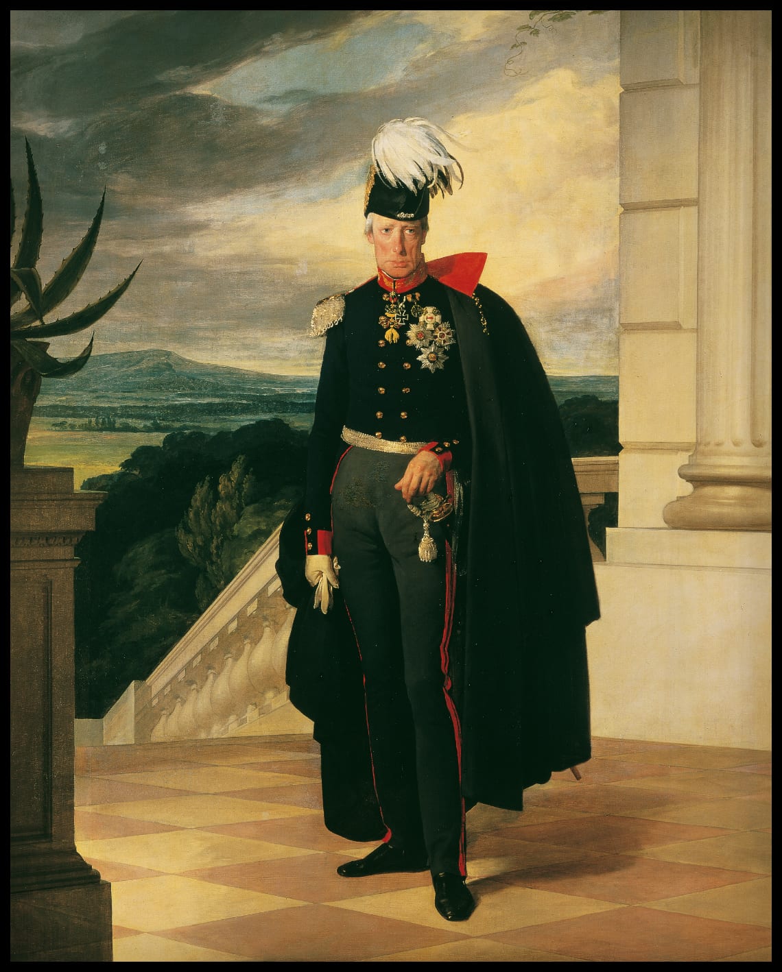 Emperor Franz I of Austria in Prussian general's uniform