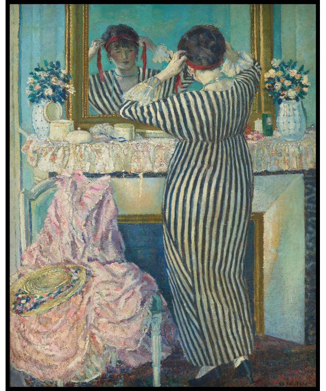 Girl Dressing Her Hair (Girl Arranging Her Headdress)