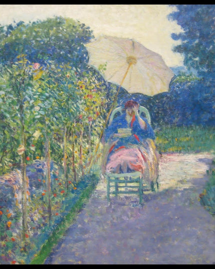 Woman Seated in a Garden