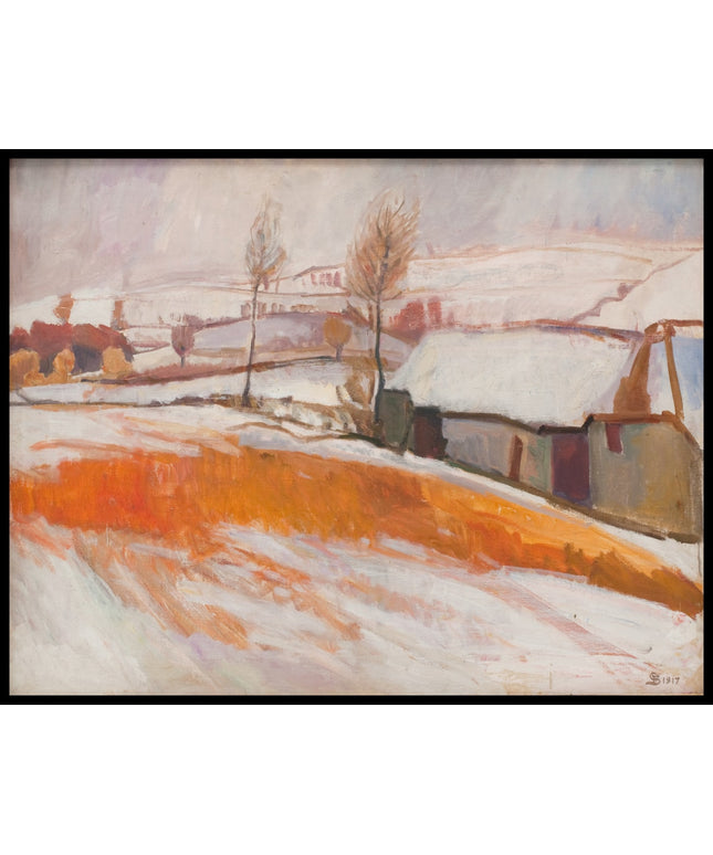 Winter Landscape. Over Kærby Hill.