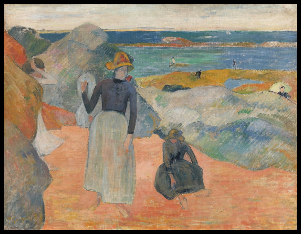 Scène de plage