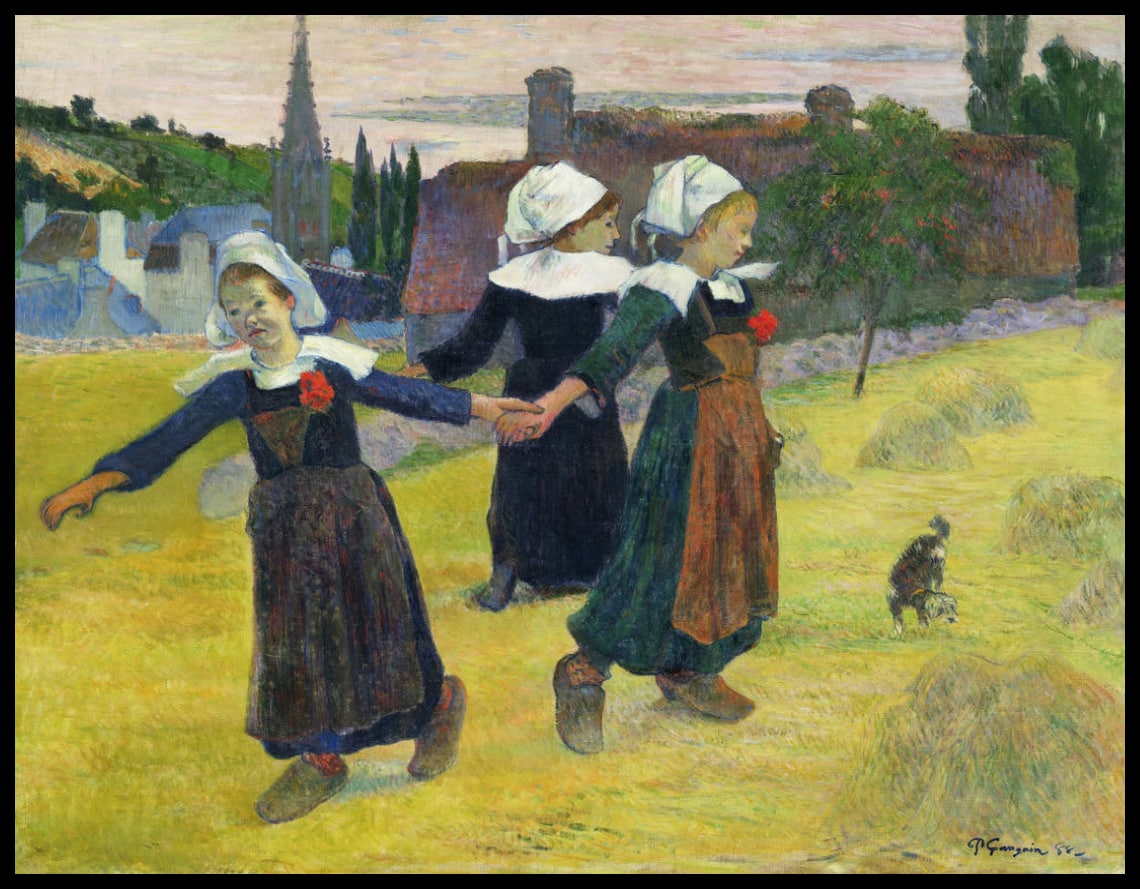 Breton Girls Dancing, Pont-Aven