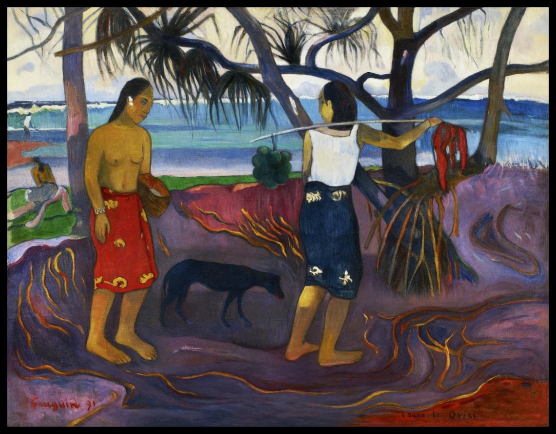 Sous le pandanus