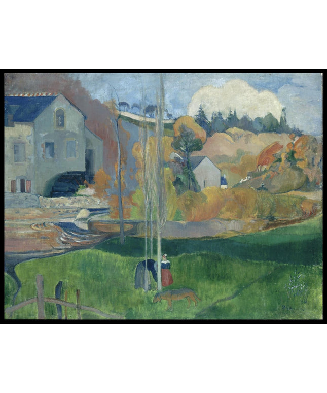 Landscape in Brittany. The David Mill