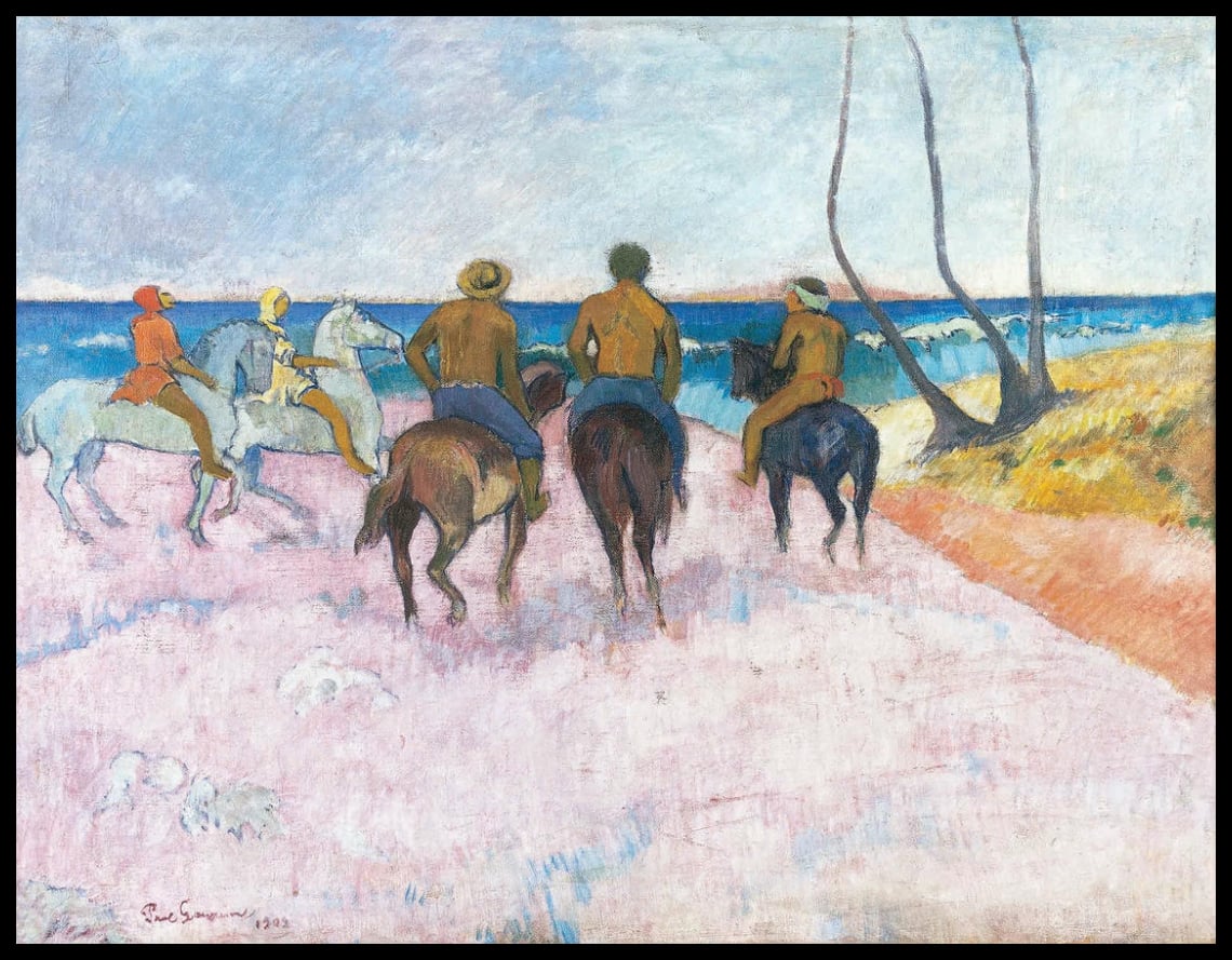 Riders on the beach