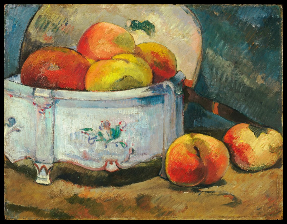 Still Life with Peaches