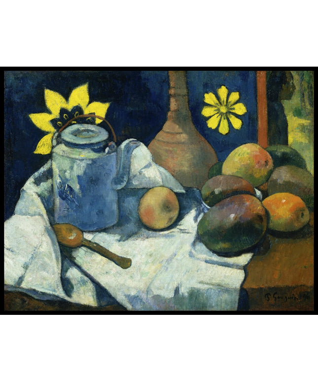 Still Life with Teapot and Fruit
