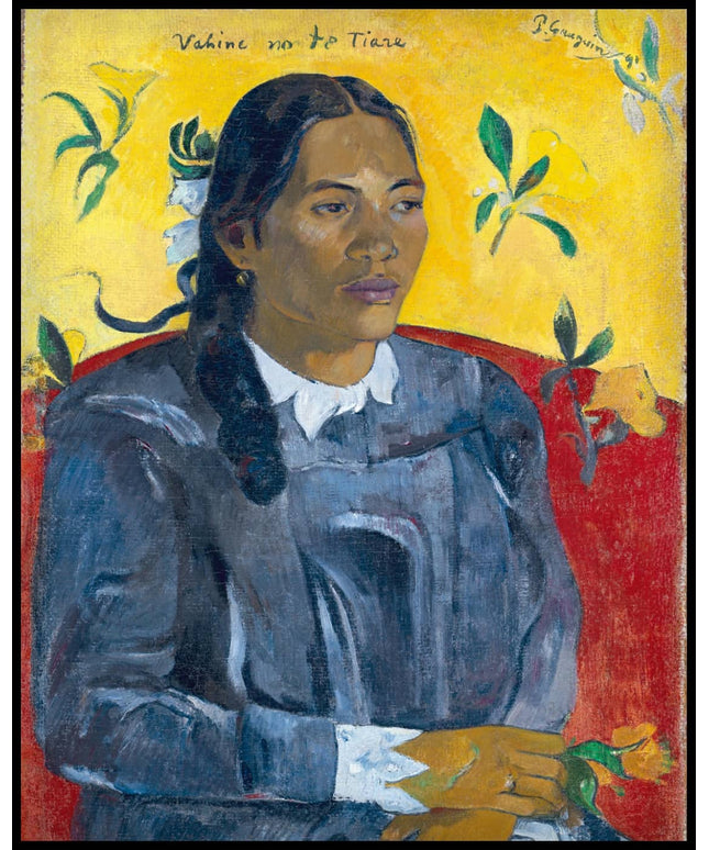 Die Frau mit der Blume