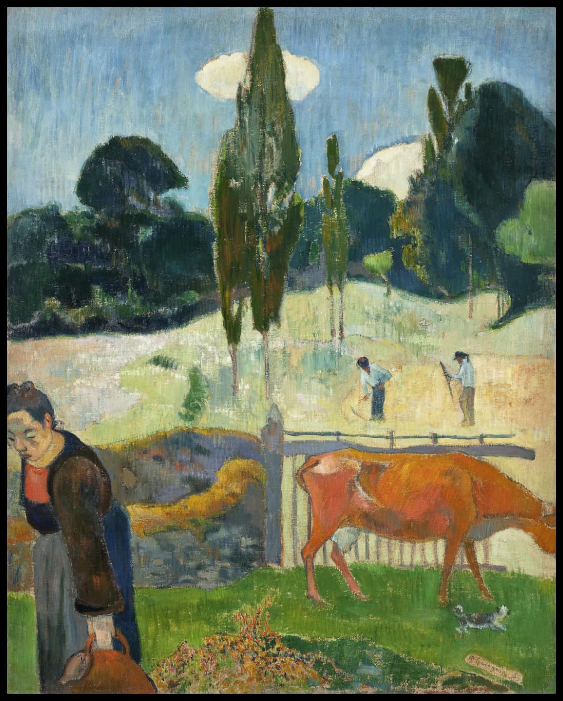 The red cow