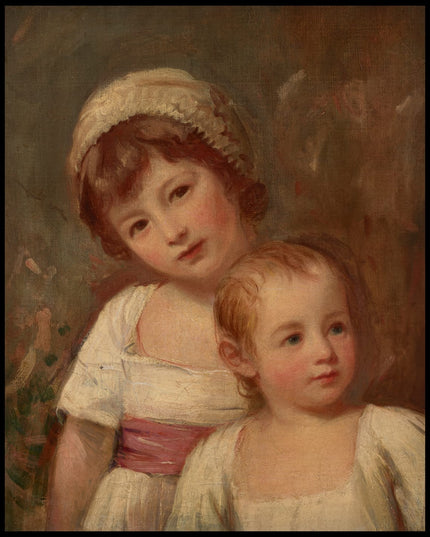 Portrait of two children