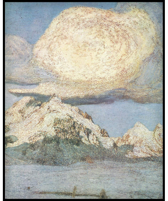 Alpen Triptychon Vergehen Detail