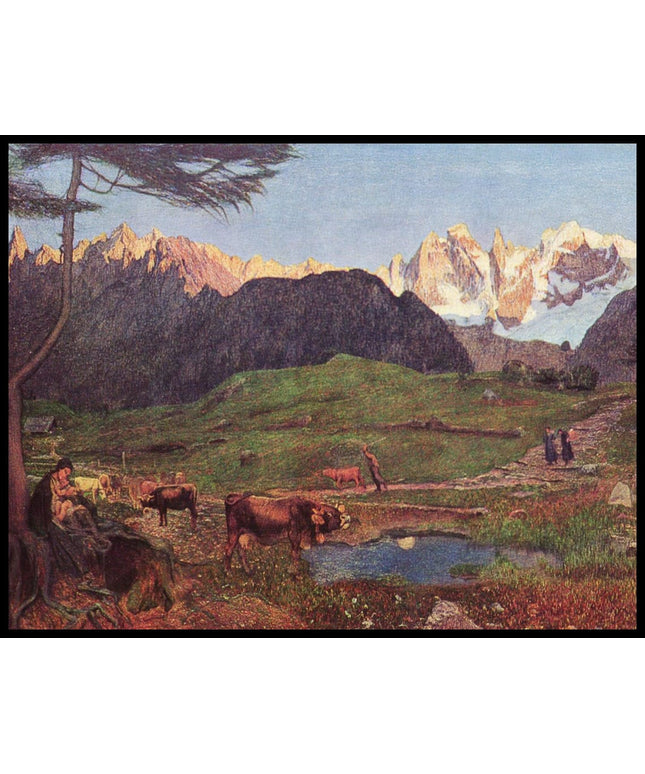 Alpen Triptychon Werden