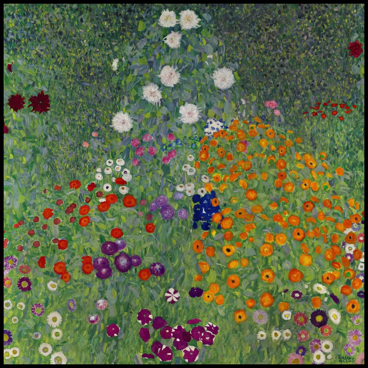 Cottage garden, flower garden