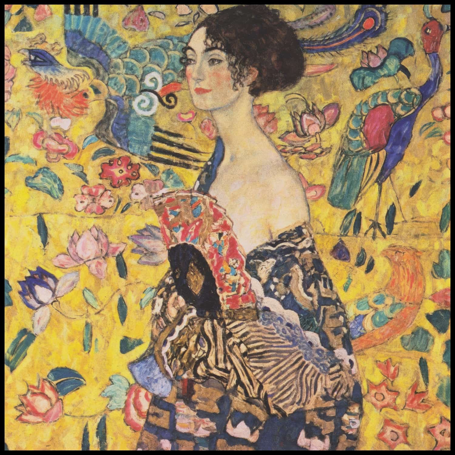 Lady with fan