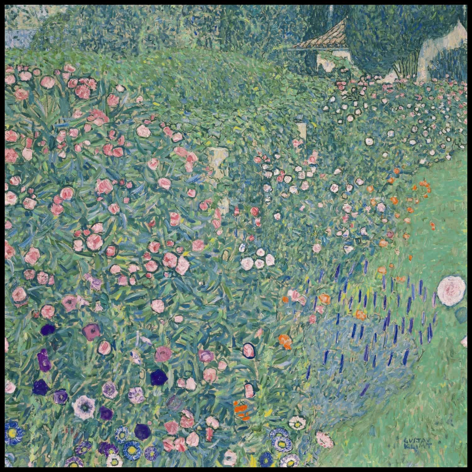 Italian garden landscape
