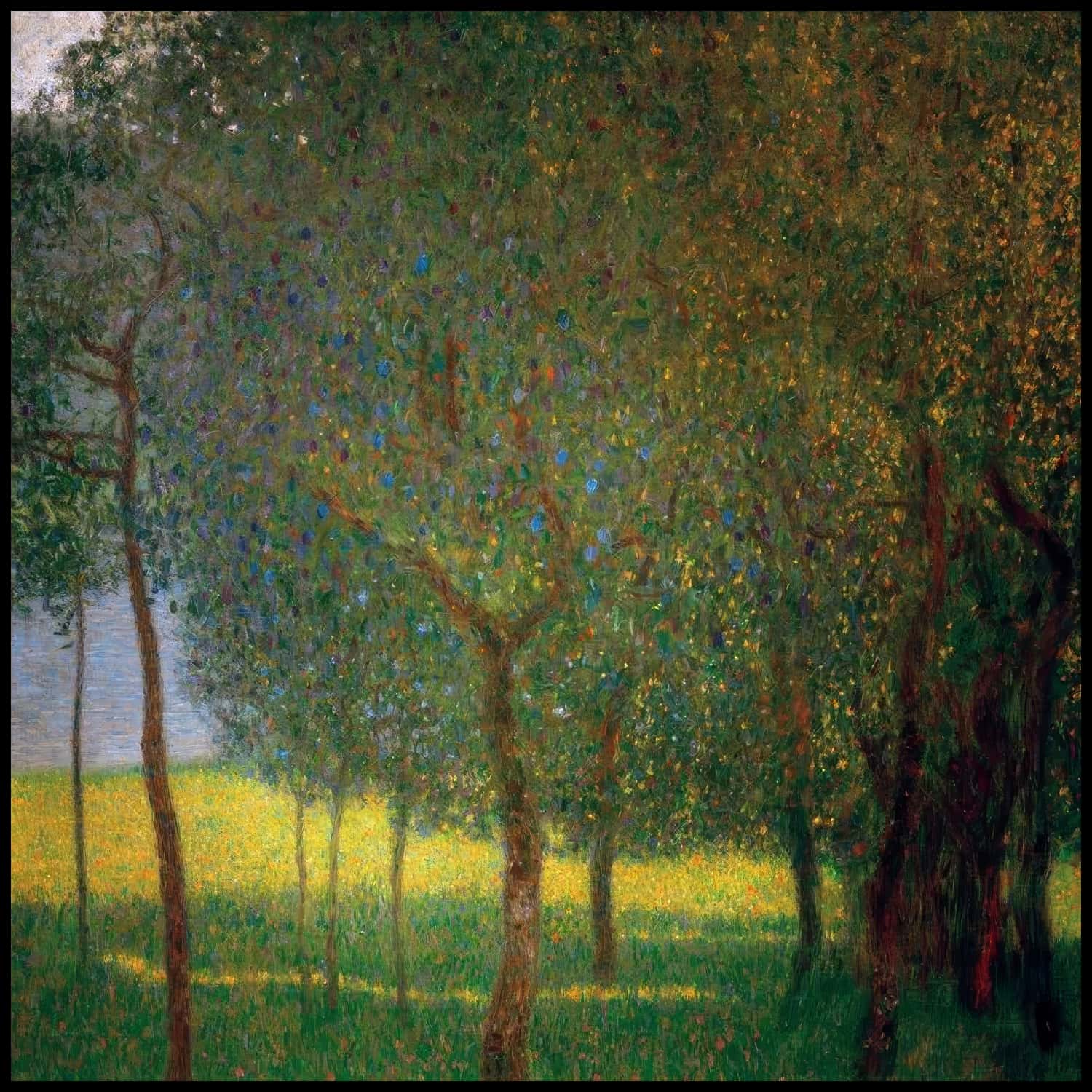Fruit trees on Lake Attersee