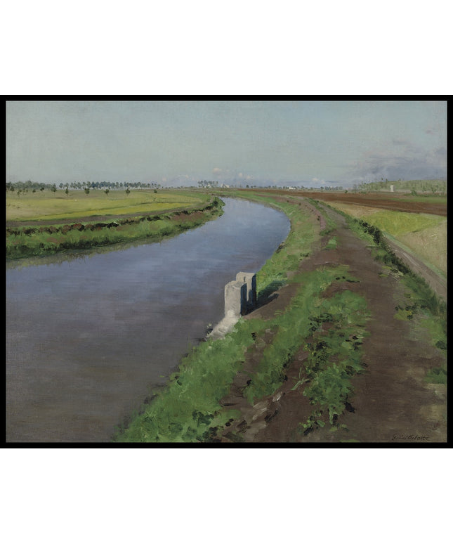 Bord d'un canal, près de Naples