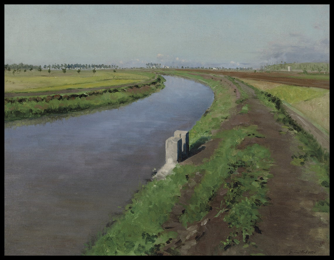 Bord d'un canal, près de Naples