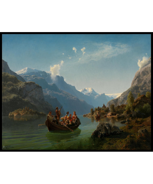 Bridal Procession on the Hardangerfjord