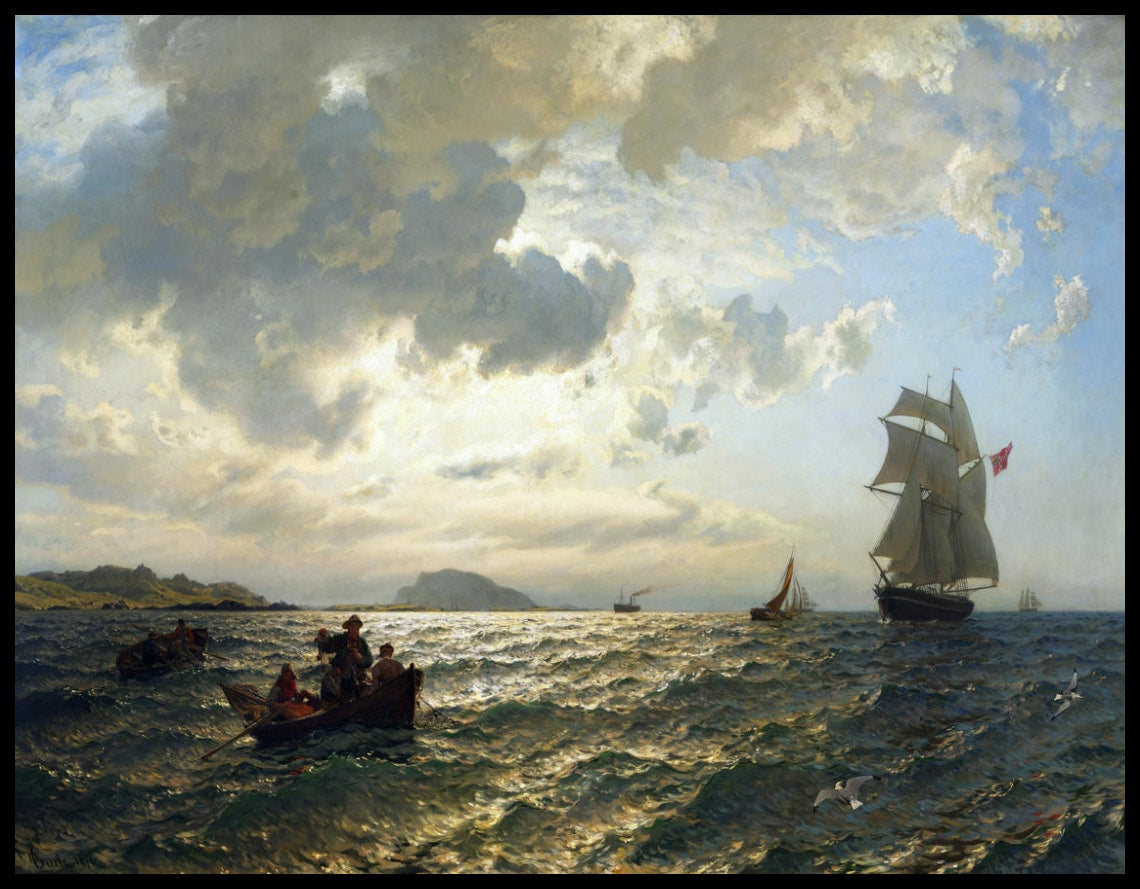 Brise fraîche sur la côte norvégienne