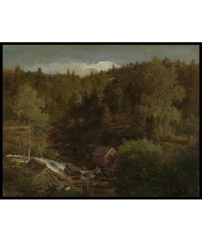 Landscape with a mill