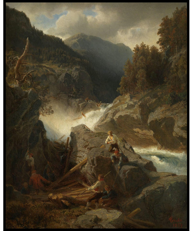 Rukkedals river, Nes in Hallingdal