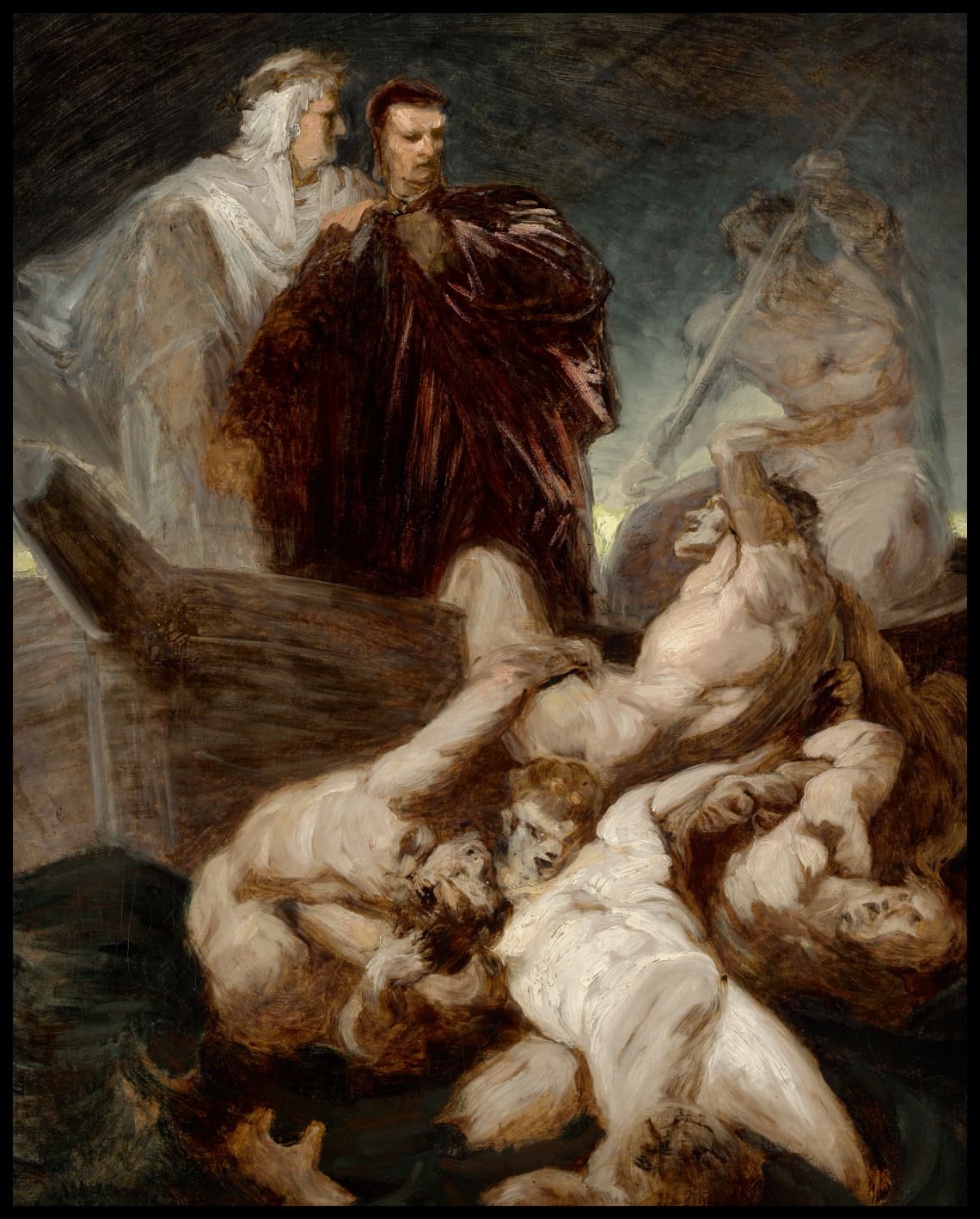Dante und Vergil im Inferno