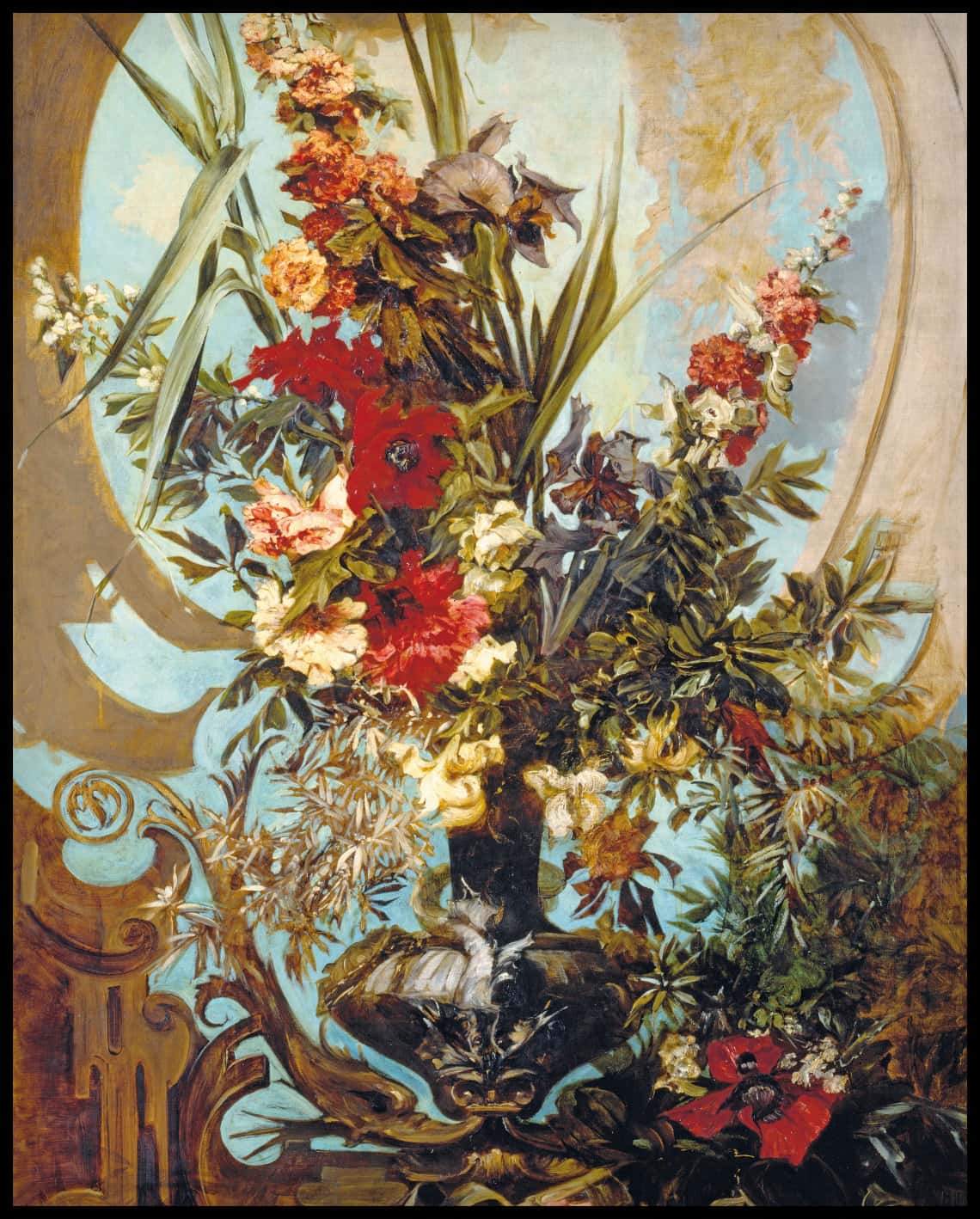 Dekoratives Blumenbouquet