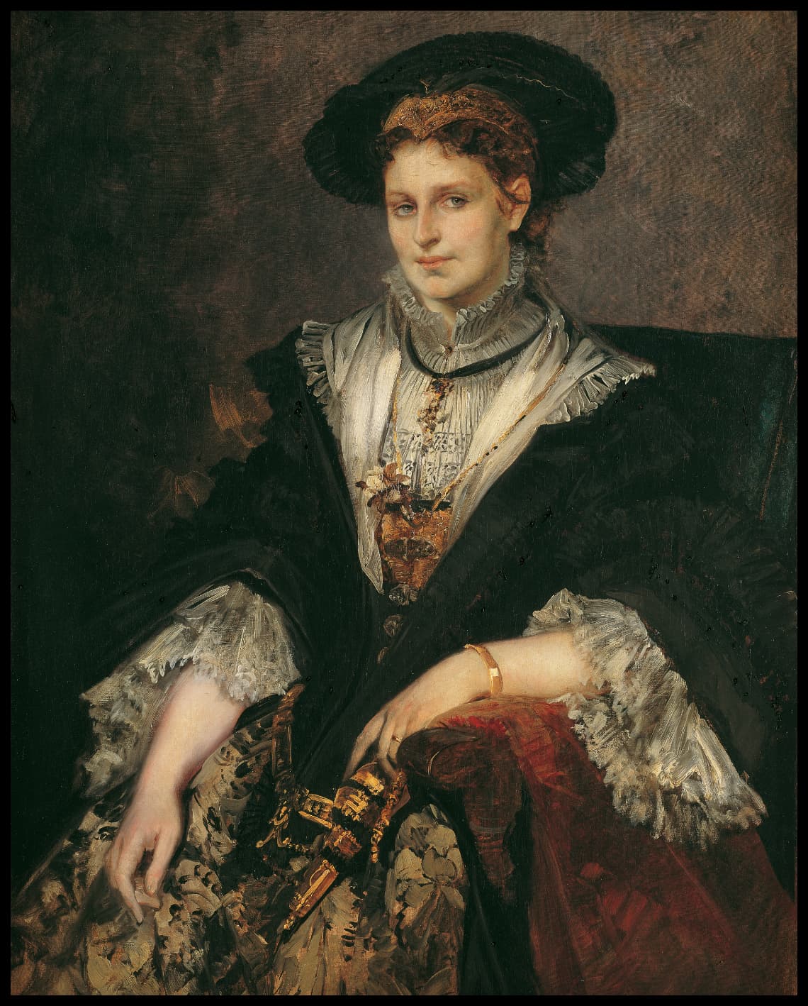 Porträt Bertha von Piloty