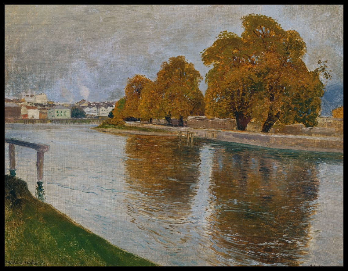 Die Salzach bei Hallein