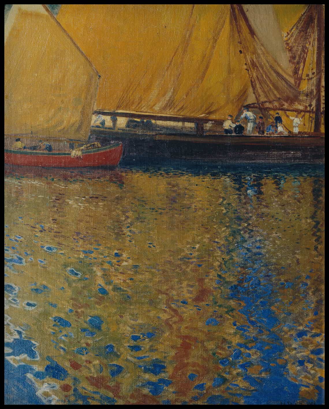 Morgenstimmung im Hafen von Lussin