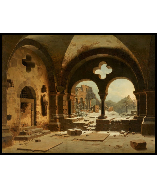 A Cloister in Winter