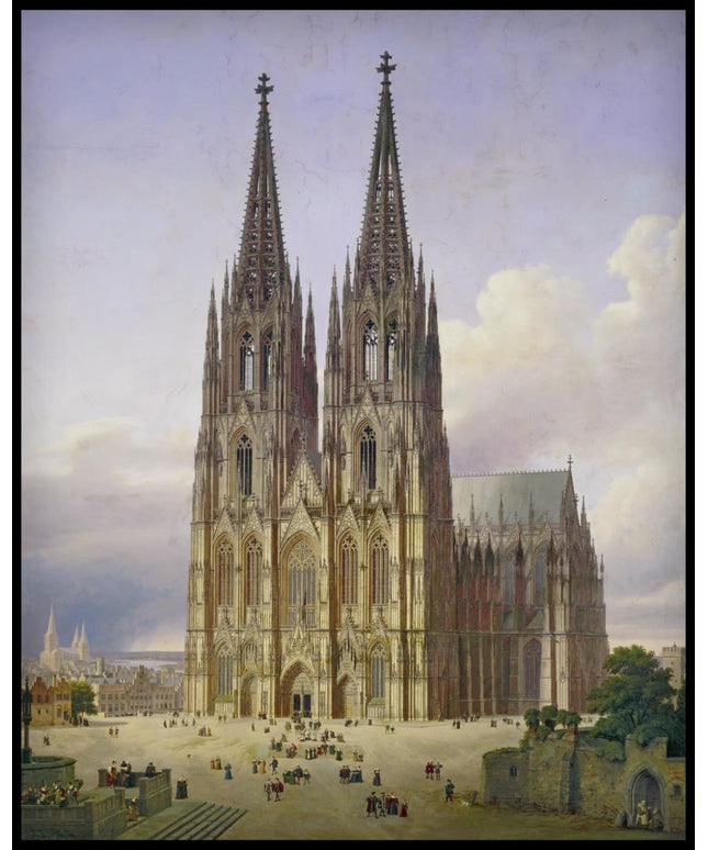 Idealansicht des Kölner Doms