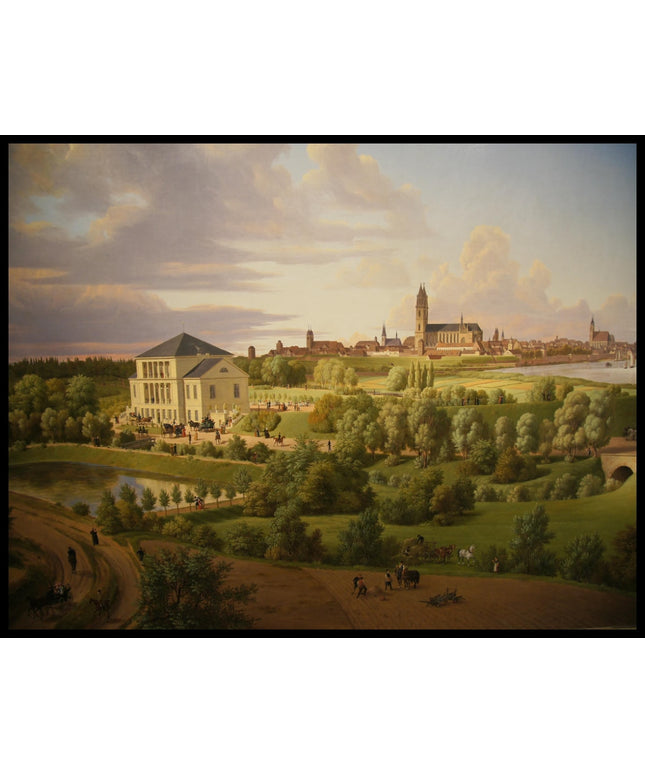 Magdeburger Stadtansicht von Südosten