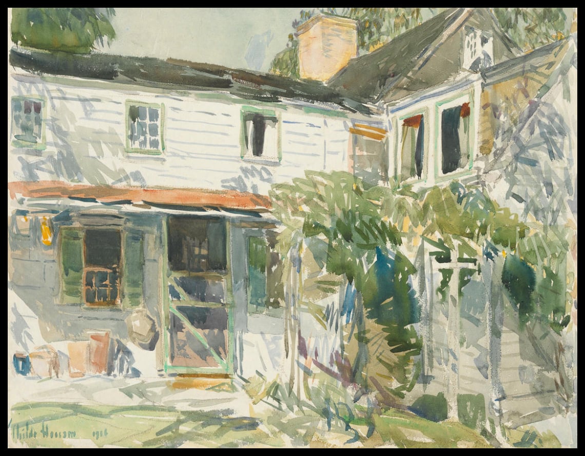 Back of the Old House