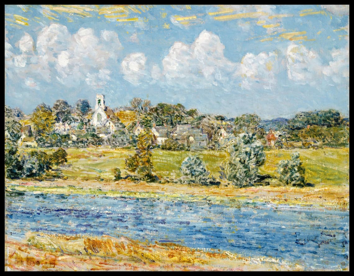 Paysage à Newfields, New Hampshire