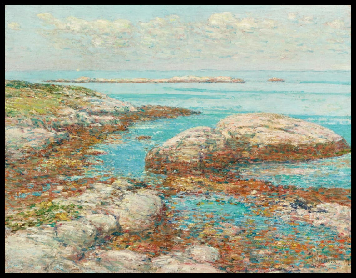 Rocks At Appledore, Matin