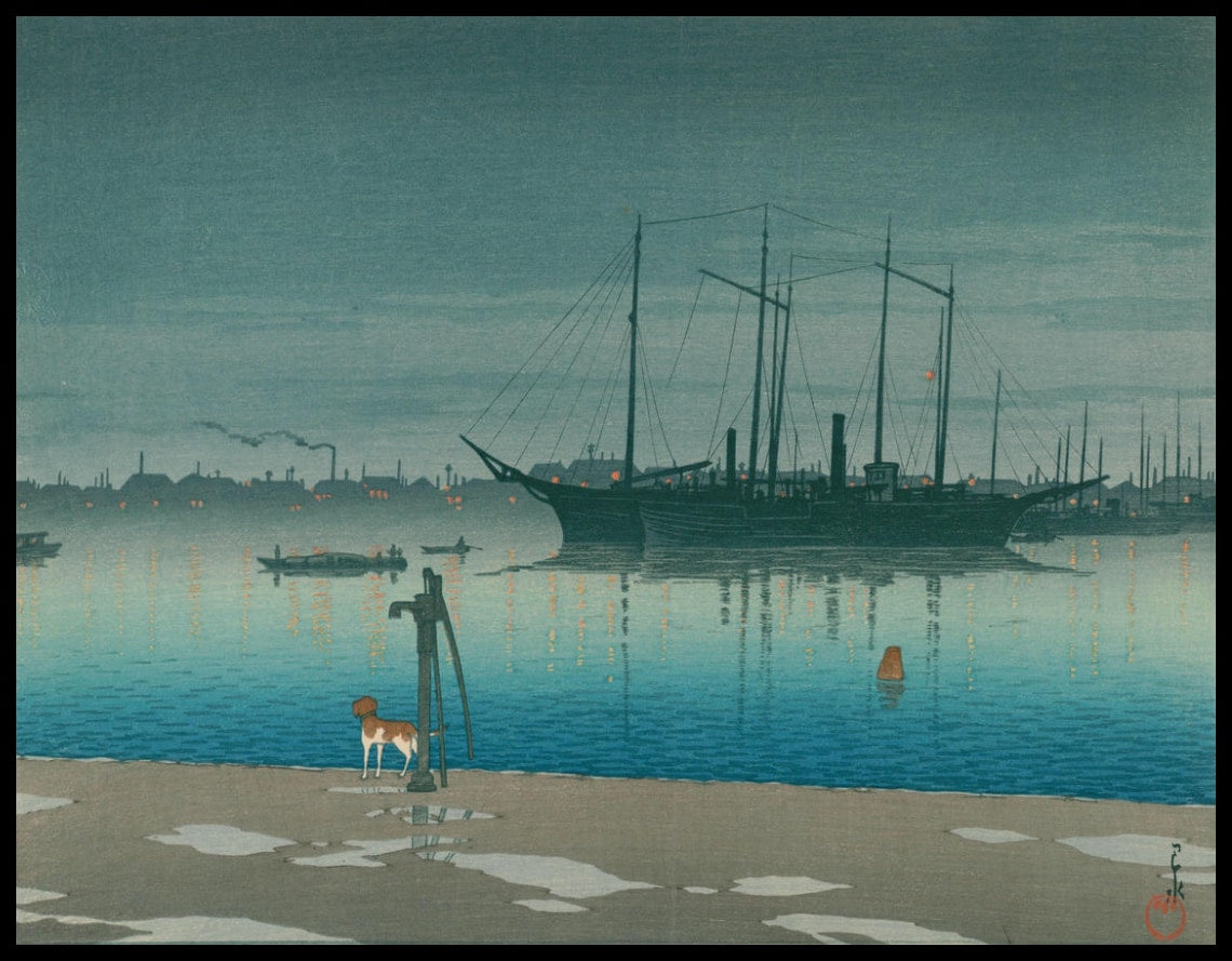 Akashi-cho after Rain