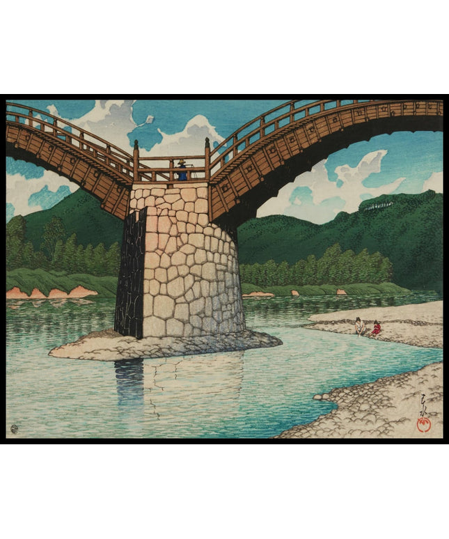 Kintai Bridge in Suo Province