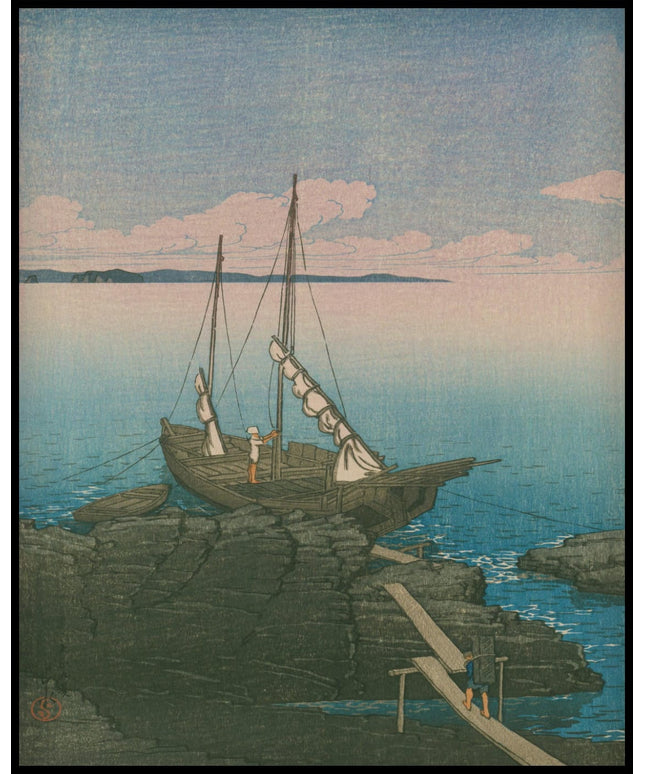 Loading Stone on a Boat