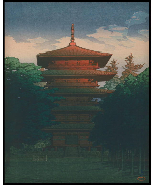 Pagoda at Honmon Temple, Ikegami